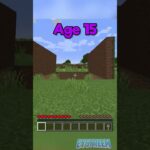 Secret Bases at Different Ages in Minecraft - Gameplay, Kingdom Kids Zone, Minecraft - EYstreem