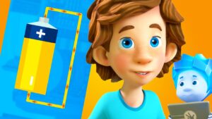 How do batteries charge? | The Fixies | Animation for Kids - Kingdom Kids Zone, Little Learners - The Fixies
