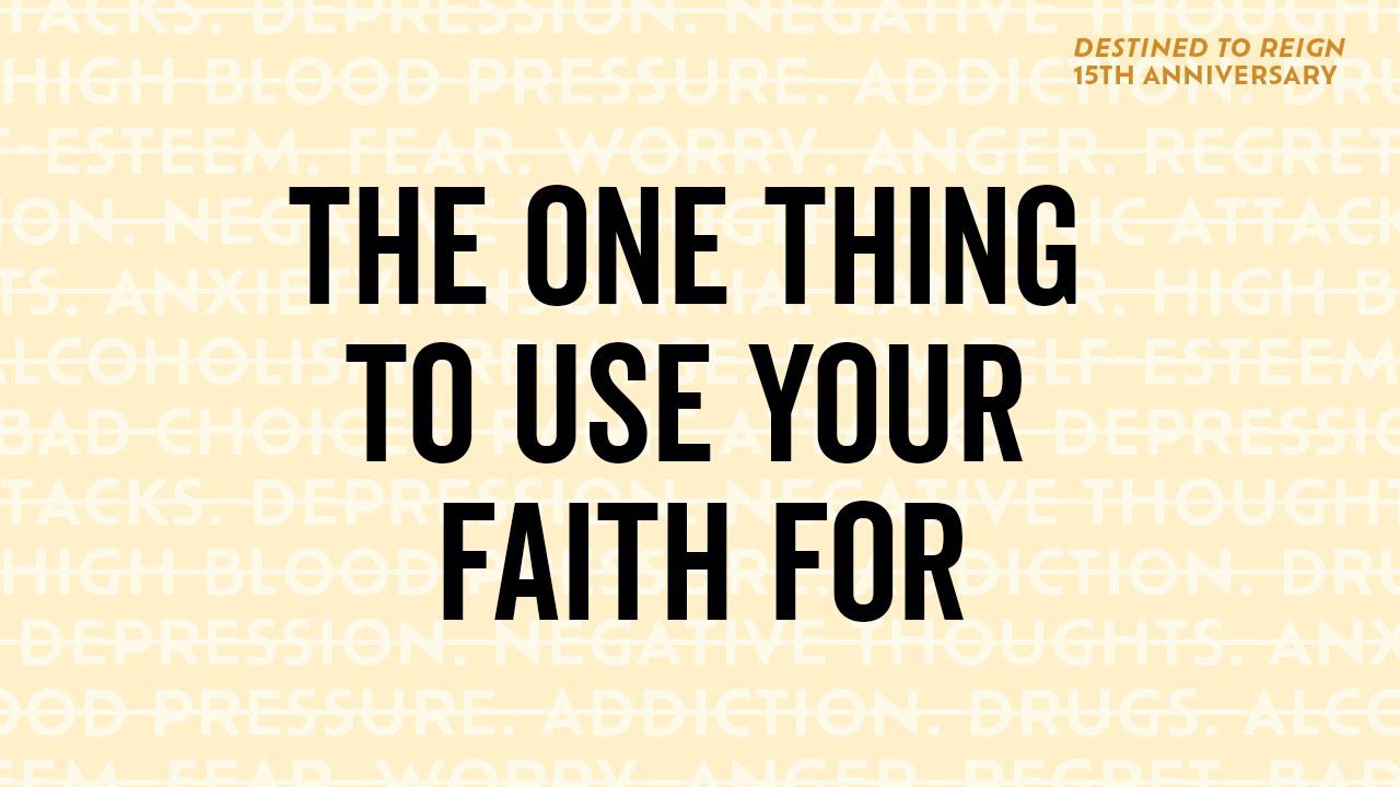The One Thing To Use Your Faith For | Gospel Partner #Shorts - Healing Grace, Hope & Healing, Shorts - Joseph Prince