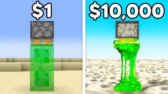 $1 vs $100,000 Minecraft - Gameplay, Kingdom Kids Zone, Minecraft - EYstreem