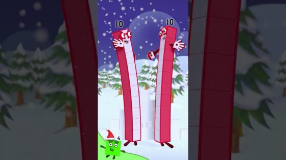 #shorts | Christmas Song 🎄 | Counting for Kids | Maths Cartoons | @Numberblocks - Kingdom Kids Zone, Little Learners, Shorts - Numberblocks