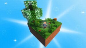 Skyblock in HARDCORE MINECRAFT Challenge! (Skyblock #1) - Gameplay, Kingdom Kids Zone, Minecraft - CringyGull