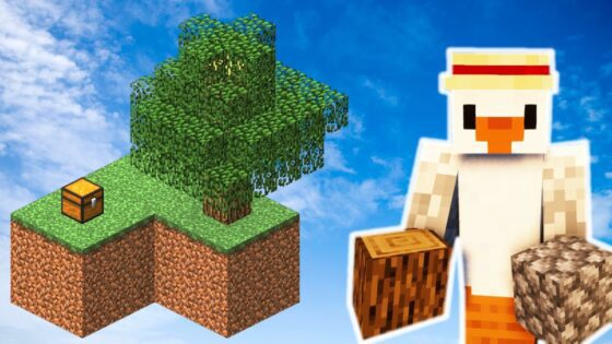 Chill Vibes in Minecraft Skyblock HARDCORE! (Skyblock #3) - Gameplay, Kingdom Kids Zone, Minecraft - CringyGull