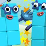 Stampolines | Every Numberblocks Shape 1 to 5 | Learn to Count | @Numberblocks - Kingdom Kids Zone, Little Learners - Numberblocks