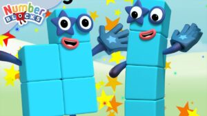 Stampolines | Every Numberblocks Shape 1 to 5 | Learn to Count | @Numberblocks - Kingdom Kids Zone, Little Learners - Numberblocks