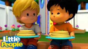 Little People | Ep 3 | The Right (and Left) Stuff / Carried Away and Back Again - Kids TV Series, Kingdom Kids Zone - Little People - Fisher Price