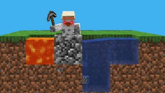 MINING STONE FOR 2 HOURS STRAIGHT in Minecraft Hardcore (Skyblock #4) - Gameplay, Kingdom Kids Zone, Minecraft - CringyGull
