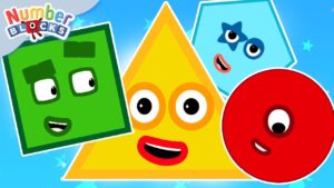 Explore Shapes Compilation for Kindergarten | Learn to Count 12345 | Counting Maths | Numberblocks - Kingdom Kids Zone, Little Learners - Numberblocks