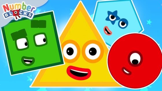 Explore Shapes Compilation for Kindergarten | Learn to Count 12345 | Counting Maths | Numberblocks - Kingdom Kids Zone, Little Learners - Numberblocks