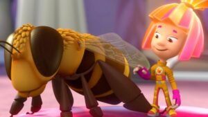 Feeding the Bee Friend! | The Fixies | Animation for Kids - Kingdom Kids Zone, Little Learners - The Fixies