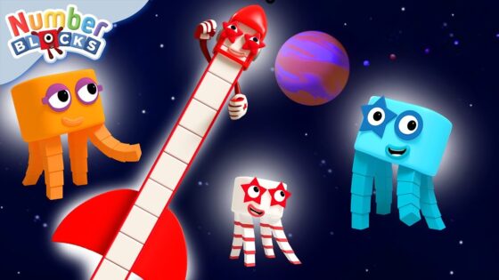 Numberblock 10 Blasts Off to Space! 🪐✨ | Learn to Count to 10 | Space Compilation 🪐@Numberblocks - Kingdom Kids Zone, Little Learners - Numberblocks