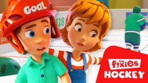 Beginner's Luck! 🏒 | The Fixies | Animation for Kids | #Hockey - Kingdom Kids Zone, Little Learners - The Fixies