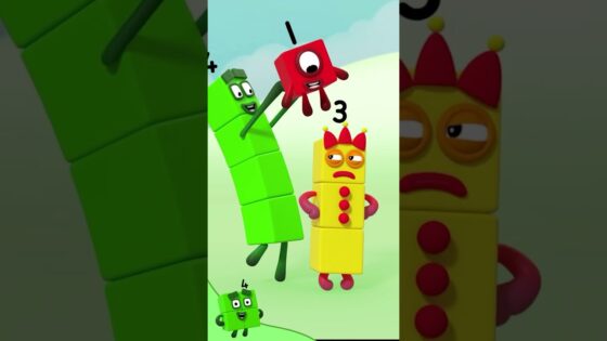 #shorts | Hello Number Four! | Counting for Kids | Maths Cartoons | @Numberblocks - Kingdom Kids Zone, Little Learners, Shorts - Numberblocks