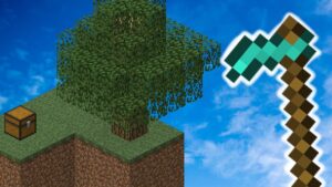 Can a DIAMOND HOE play SKYBLOCK?! (Skyblock #7) - Gameplay, Kingdom Kids Zone, Minecraft - CringyGull
