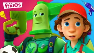 Tom and Dad's Epic Fishing ADVENTURE! | The Fixies | Animation for Kids - Kingdom Kids Zone, Little Learners - The Fixies