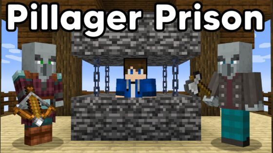 My Friends Trapped Me in PILLAGER PRISON, So I Got REVENGE! - Gameplay, Kingdom Kids Zone, Minecraft - EYstreem