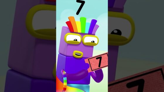 #shorts | Meet Numberblock Seven! | Counting for Kids | Maths Cartoons | @Numberblocks - Kingdom Kids Zone, Little Learners, Shorts - Numberblocks