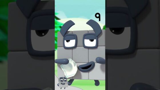 #shorts | Meet Numberblock Nine! | Counting for Kids | Maths Cartoons | @Numberblocks - Kingdom Kids Zone, Little Learners, Shorts - Numberblocks