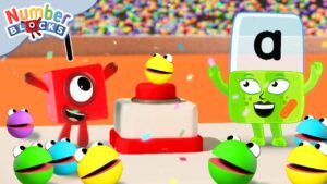 Team Games – Numberblocks & Alphablocks | Part 4 – Learn to count and read for Kids - Kingdom Kids Zone, Little Learners - Numberblocks