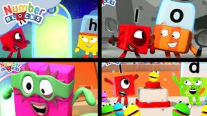 Crossover Compilation – Numberblocks & Alphablocks | Part 5 – Learn to count and read for Kids - Kingdom Kids Zone, Little Learners - Numberblocks