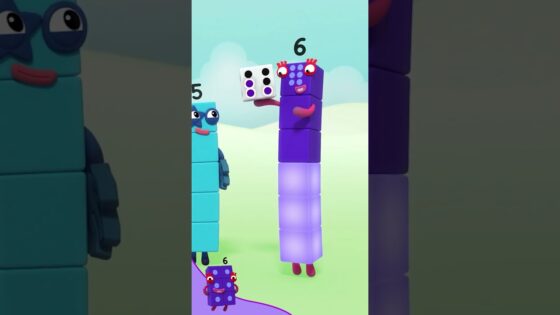 #shorts | Meet Numberblock Six! | Counting for Kids | Maths Cartoons | @Numberblocks - Kingdom Kids Zone, Little Learners, Shorts - Numberblocks