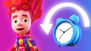 Fire's Time Travel Prank! | The Fixies | Animation for Kids - Kingdom Kids Zone, Little Learners - The Fixies