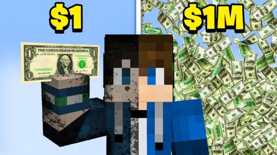Why I Became a MILLIONAIRE in Minecraft… - Gameplay, Kingdom Kids Zone, Minecraft - EYstreem