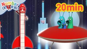12345678910 Blast Off! | Learn to Count Compilation | Maths Cartoons for Kids | @Numberblocks - Kingdom Kids Zone, Little Learners - Numberblocks