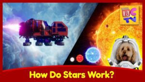 How Do Stars Work? | Learn About Stars, Gravity & Nuclear Fusion | Science for Kids - Kingdom Kids Zone, Little Learners - Brain Candy TV