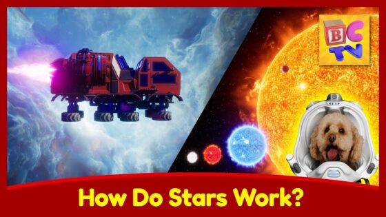 How Do Stars Work? | Learn About Stars, Gravity & Nuclear Fusion | Science for Kids - Kingdom Kids Zone, Little Learners - Brain Candy TV