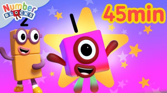 Counting Level 1 | Numberblocks 45 Minute Compilation | 123 – Numbers Cartoon For Kids - Kingdom Kids Zone, Little Learners - Numberblocks
