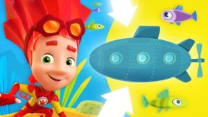 Trapped underwater! Can the Fixies escape the aquarium? | The Fixies | Animation for Kids - Kingdom Kids Zone, Little Learners - The Fixies