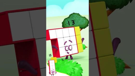 #shorts | Meet Numberblock Thirteen! | Counting for Kids | Maths Cartoons | @Numberblocks - Kingdom Kids Zone, Little Learners, Shorts - Numberblocks