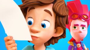 Art Antics: Saving Mom's Birthday Portrait! | The Fixies | Animation for Kids - Kingdom Kids Zone, Little Learners - The Fixies