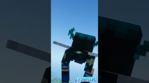 Minecraft Cliff Jump, Sushi SAVES Eystreem #shorts - Gameplay, Kingdom Kids Zone, Minecraft - EYstreem