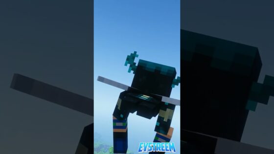 Minecraft Cliff Jump, Sushi SAVES Eystreem #shorts - Gameplay, Kingdom Kids Zone, Minecraft - EYstreem