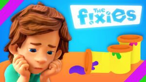Modeling Clay MAYHEM! | The Fixies | Animation for Kids - Kingdom Kids Zone, Little Learners - The Fixies