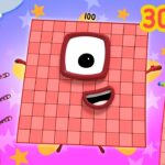 Counting Level 4 | Numberblocks 30 Minute Compilation | Counting to 1000000 - Kingdom Kids Zone, Little Learners - Numberblocks