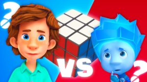 Tom Meets His Match: Nolik Solves the Rubik's Cube Like a Pro | The Fixies | Animation for Kids - Kingdom Kids Zone, Little Learners - The Fixies