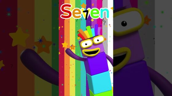 Who's that Numberblock? Can you guess the Rainbow Number? 🌈 | 1234567 Learn to count | @Numberblocks - Kingdom Kids Zone, Little Learners, Shorts - Numberblocks