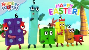 Easter Challenge 🥚🐰 | Learn to Count | @Numberblocks - Kingdom Kids Zone, Little Learners - Numberblocks