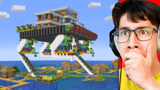 Why I Built a Walking Secret Base in Minecraft… - Gameplay, Kingdom Kids Zone, Minecraft - EYstreem