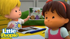 Fisher Price Little People | Crafting Time! | New Episodes | Kids Movie - Kids TV Series, Kingdom Kids Zone - Little People - Fisher Price