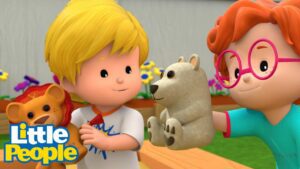 Little People | Ep 49 | Firehouse Four // A Place For Friendly Friends - Kids TV Series, Kingdom Kids Zone - Little People - Fisher Price
