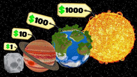 Minecraft, but I Can Hire PLANETS - Gameplay, Kingdom Kids Zone, Minecraft - EYstreem