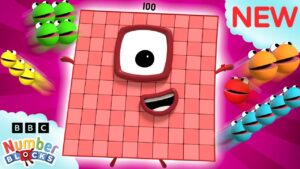 Learn to count from 100 to 0! | Fun Math for Kids | @Numberblocks | Preschool Learning Cartoon - Kingdom Kids Zone, Little Learners - Numberblocks