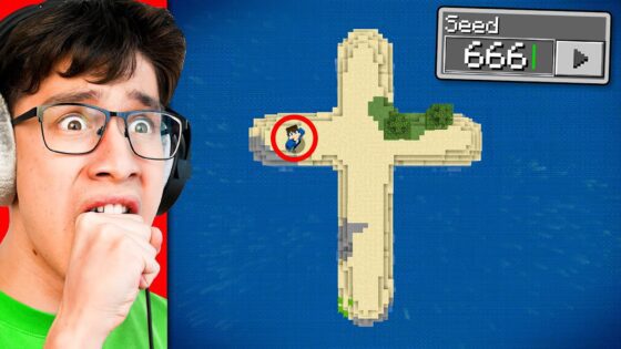 Testing Scary Minecraft Seeds That Are Actually True - Gameplay, Kingdom Kids Zone, Minecraft - EYstreem