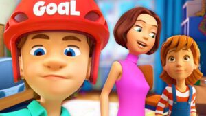 Katya and Tom Thomas' Hockey Battle! | The Fixies | Animation for Kids - Kingdom Kids Zone, Little Learners - The Fixies