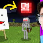 I Scared My Friend with //DRAW in Minecraft - Gameplay, Kingdom Kids Zone, Minecraft - EYstreem