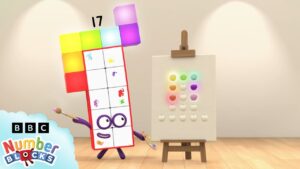 Stampolines Art Attack! | Number Fun | Learn to Count | Numberblocks - Kingdom Kids Zone, Little Learners - Numberblocks